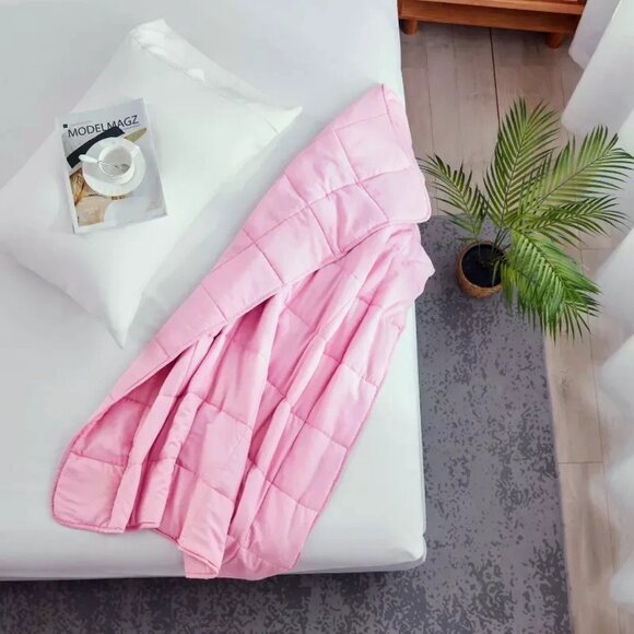 5lbs Microfiber Weighted Blanket - Picture 1 of 4